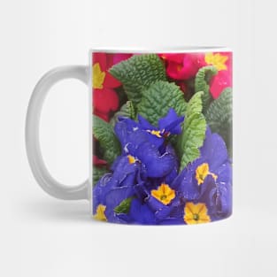 A Colorful Springtime Medley of Primulas Mug